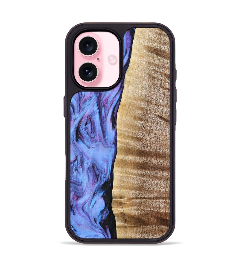 iPhone 17 Wood Phone Case - Tawana (Purple, 776560)