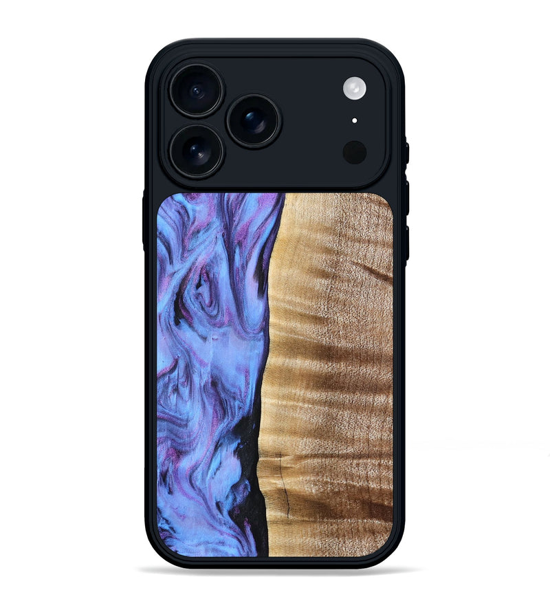 iPhone 17 Pro Max Wood Phone Case - Tawana (Purple, 776560)