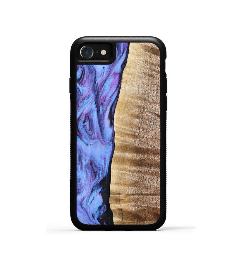 iPhone SE Wood Phone Case - Tawana (Purple, 776560)