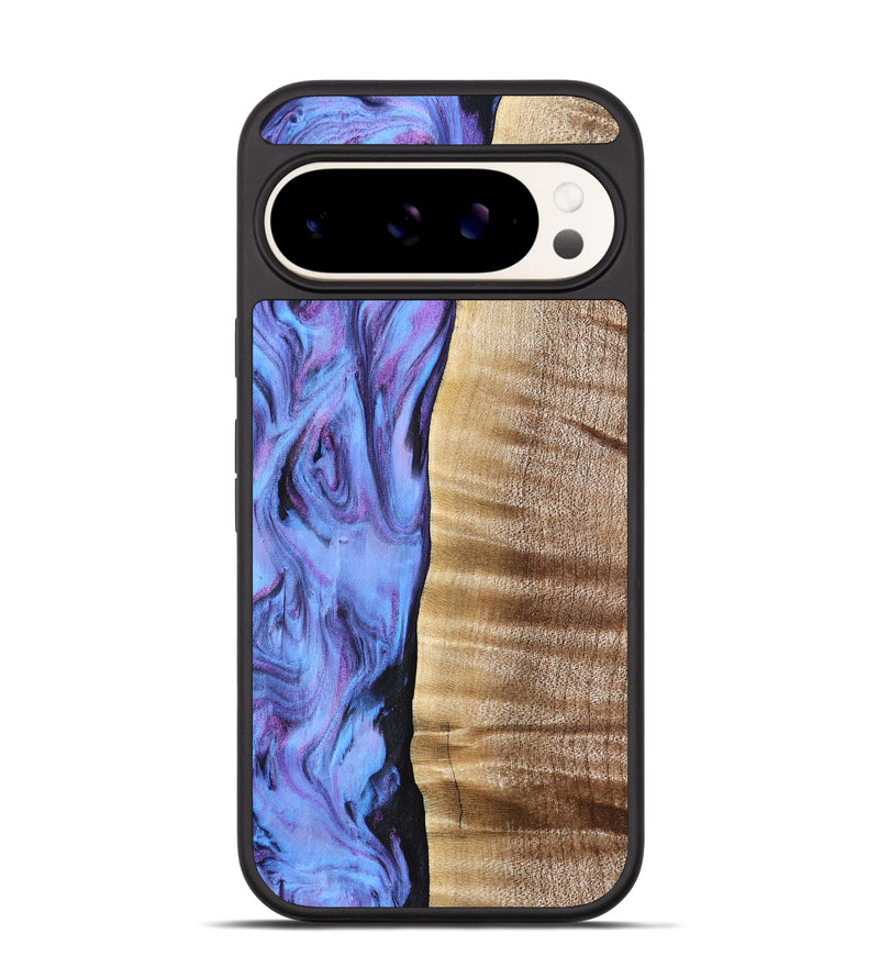 Pixel 9 Wood Phone Case - Tawana (Purple, 776560)