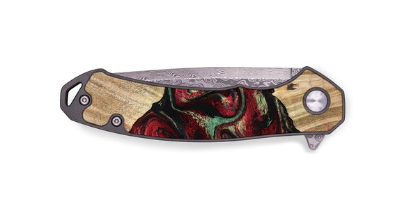 EDC Wood Pocket Knife - Cayla (Red, 776629)