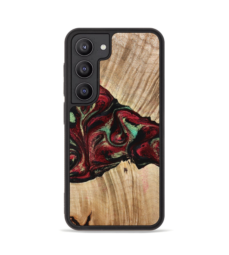 Galaxy S23 Wood Phone Case - Cayla (Red, 776629)