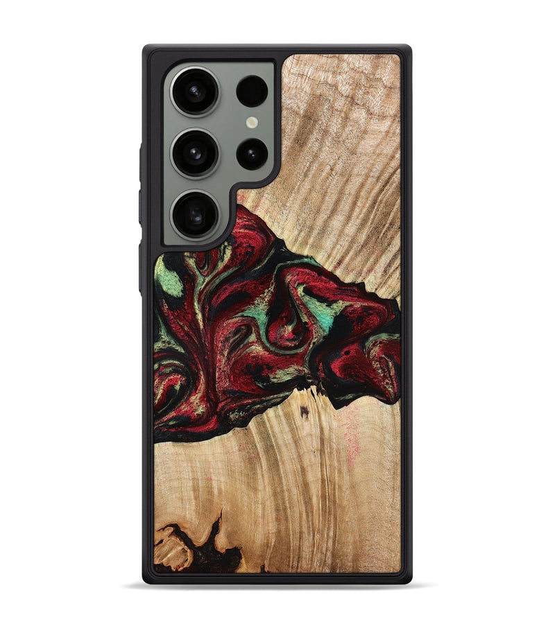 Galaxy S24 Ultra Wood Phone Case - Cayla (Red, 776629)