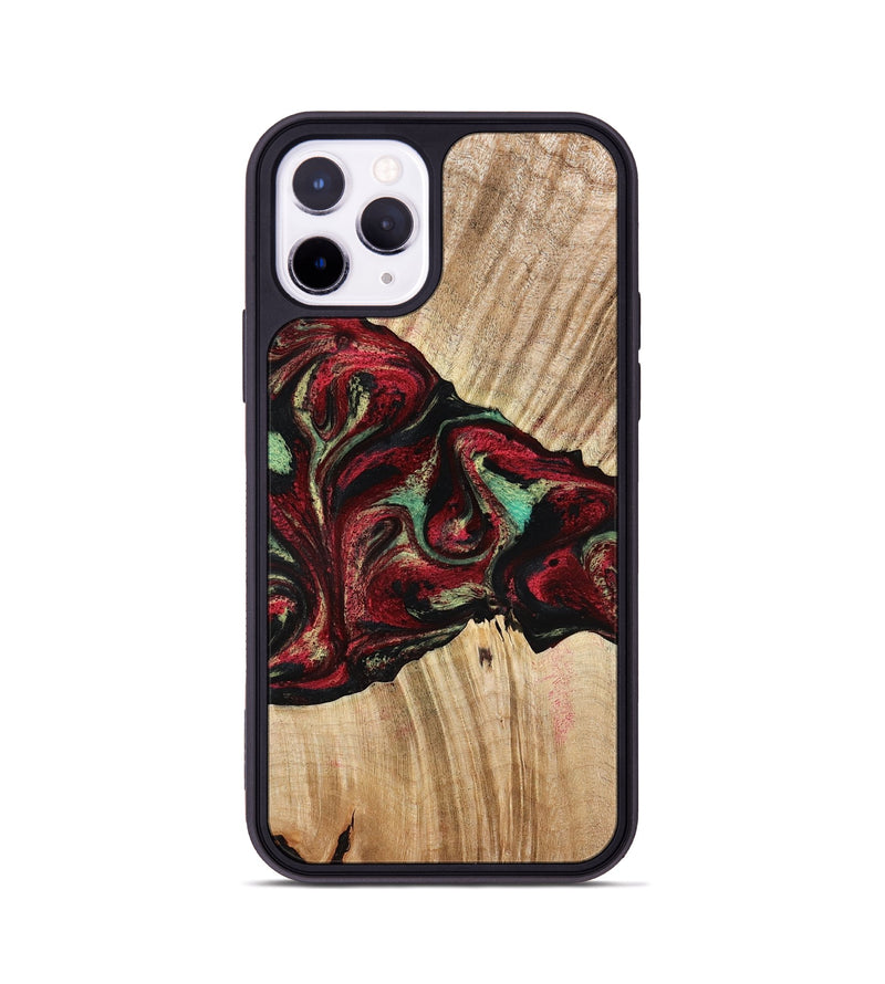 iPhone 11 Pro Wood Phone Case - Cayla (Red, 776629)