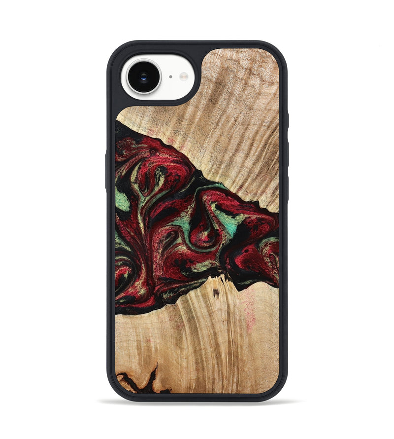 iPhone 16e Wood Phone Case - Cayla (Red, 776629)