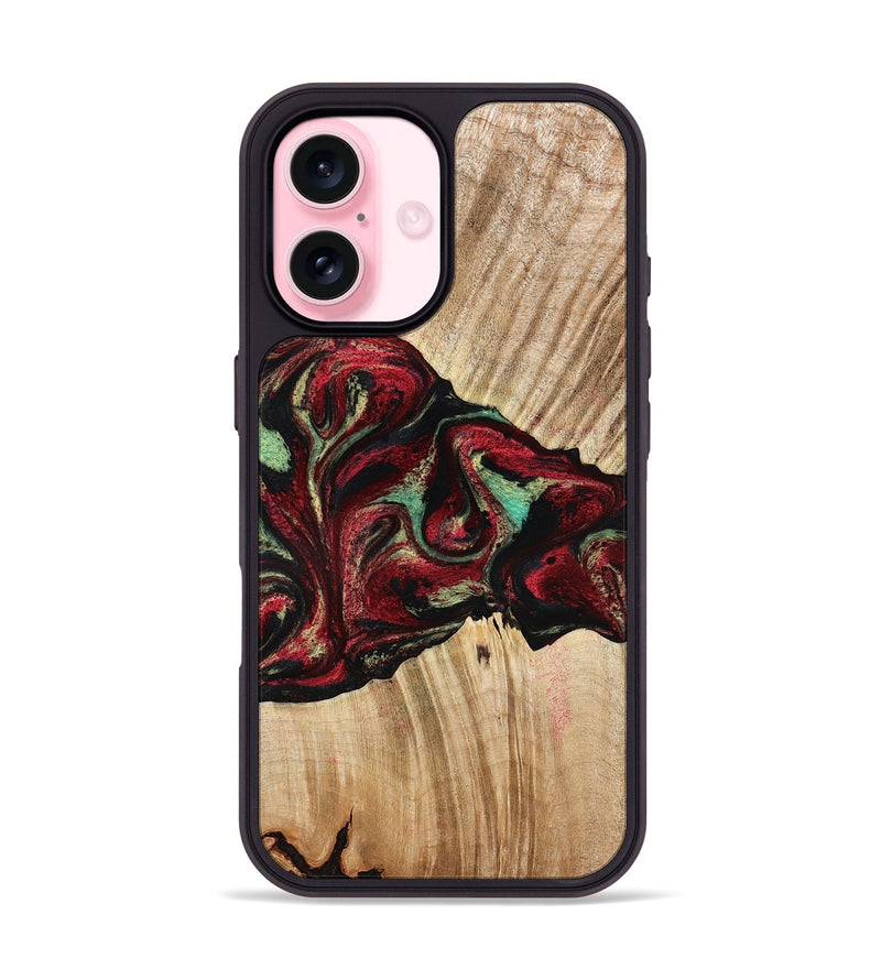 iPhone 17 Wood Phone Case - Cayla (Red, 776629)