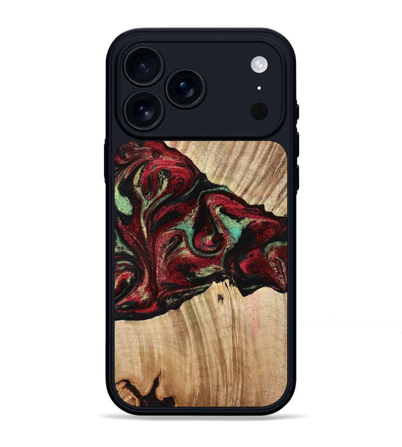 iPhone 17 Pro Max Wood Phone Case - Cayla (Red, 776629)