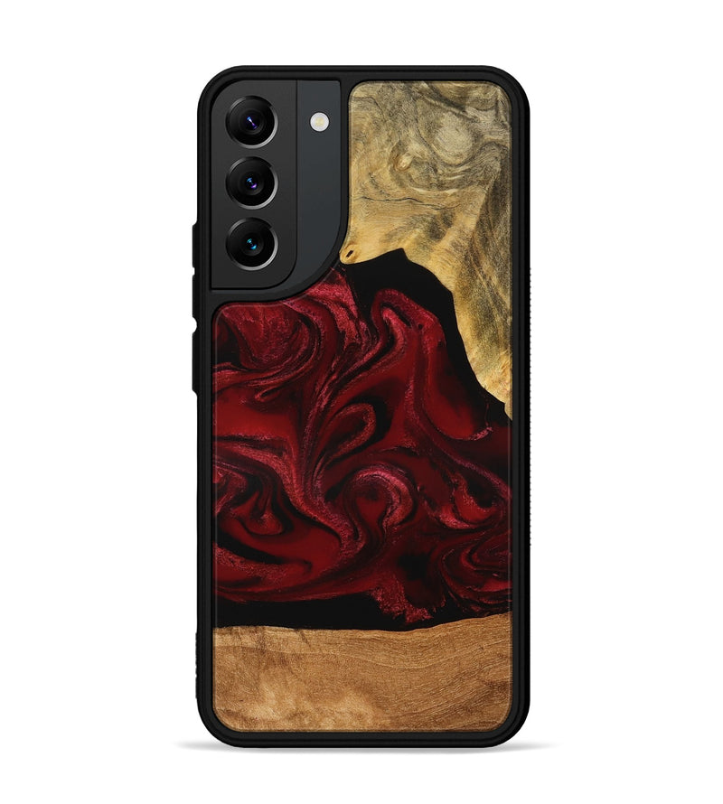 Galaxy S22 Plus Wood Phone Case - Omer (Red, 776632)
