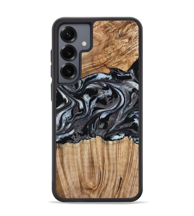 Galaxy S25 Plus Wood Phone Case - Luz (Black & White, 776633)
