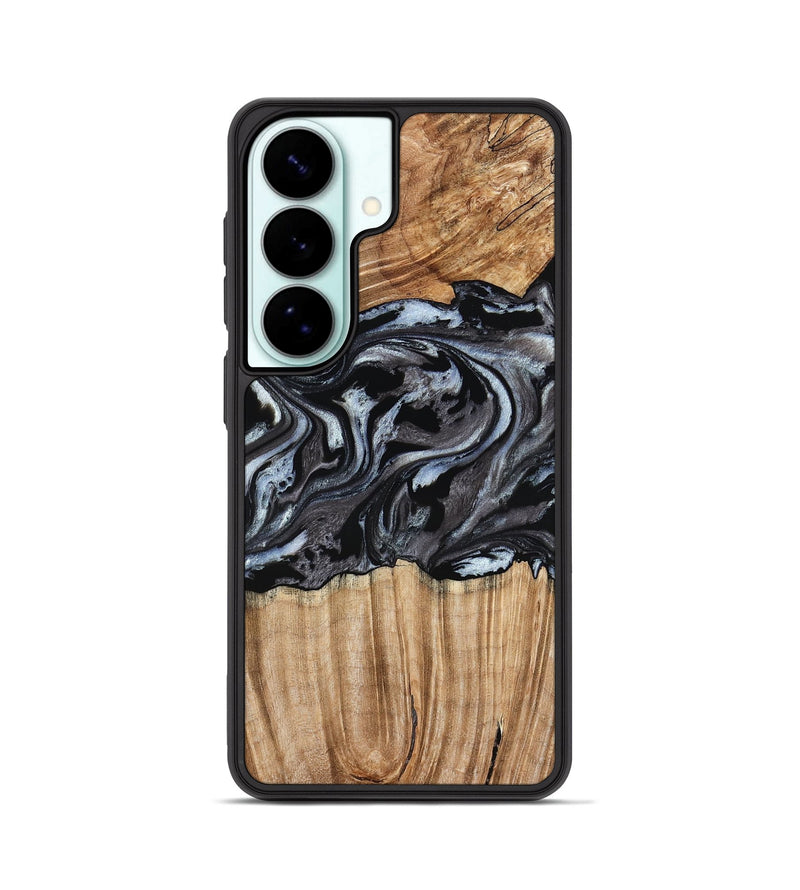 Galaxy S26 Wood Phone Case - Luz (Black & White, 776633)