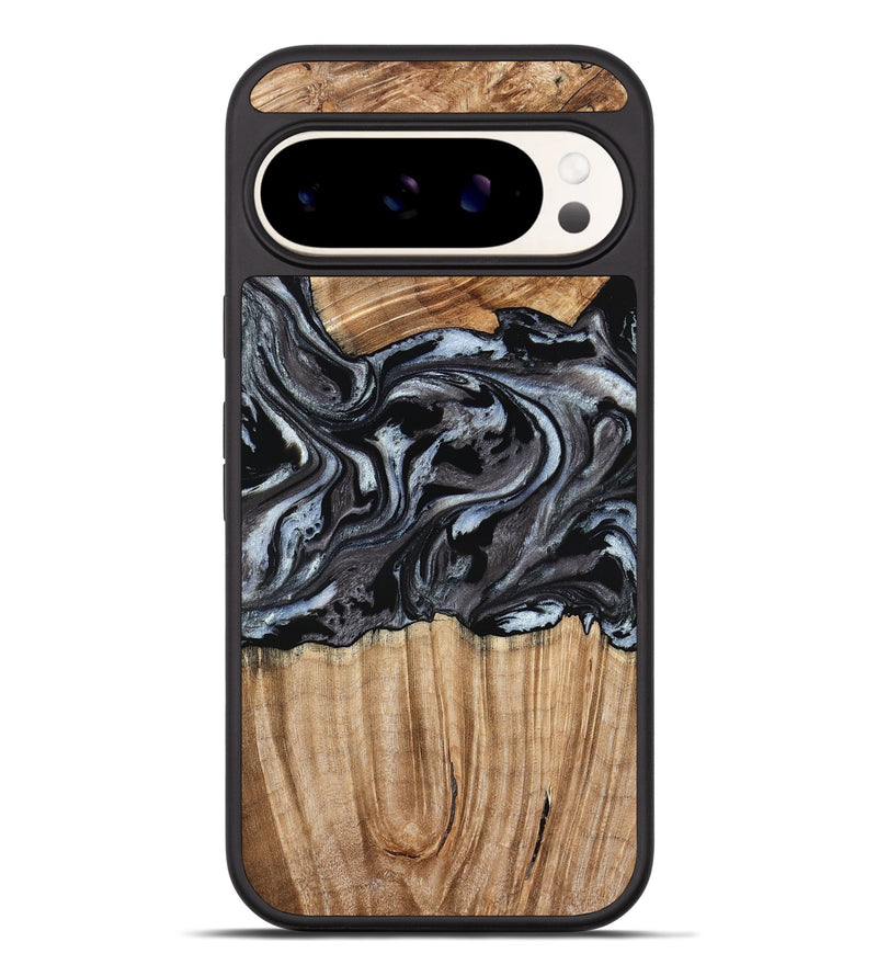 Pixel 9 Pro XL Wood Phone Case - Luz (Black & White, 776633)