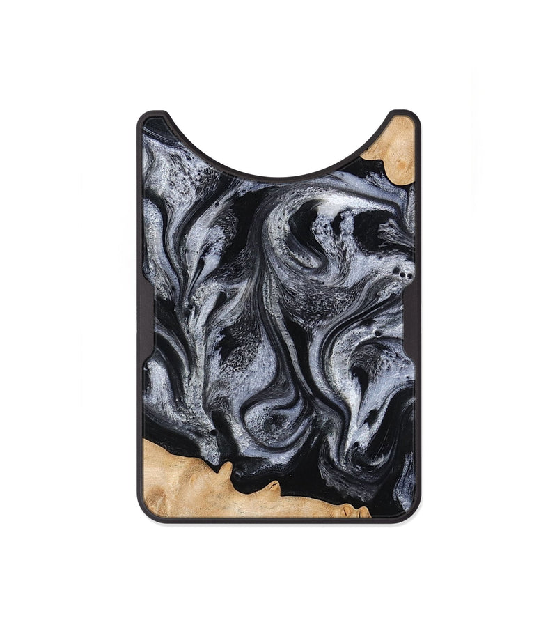 Alloy Wood Wallet - Tyrell (Black & White, 776640)