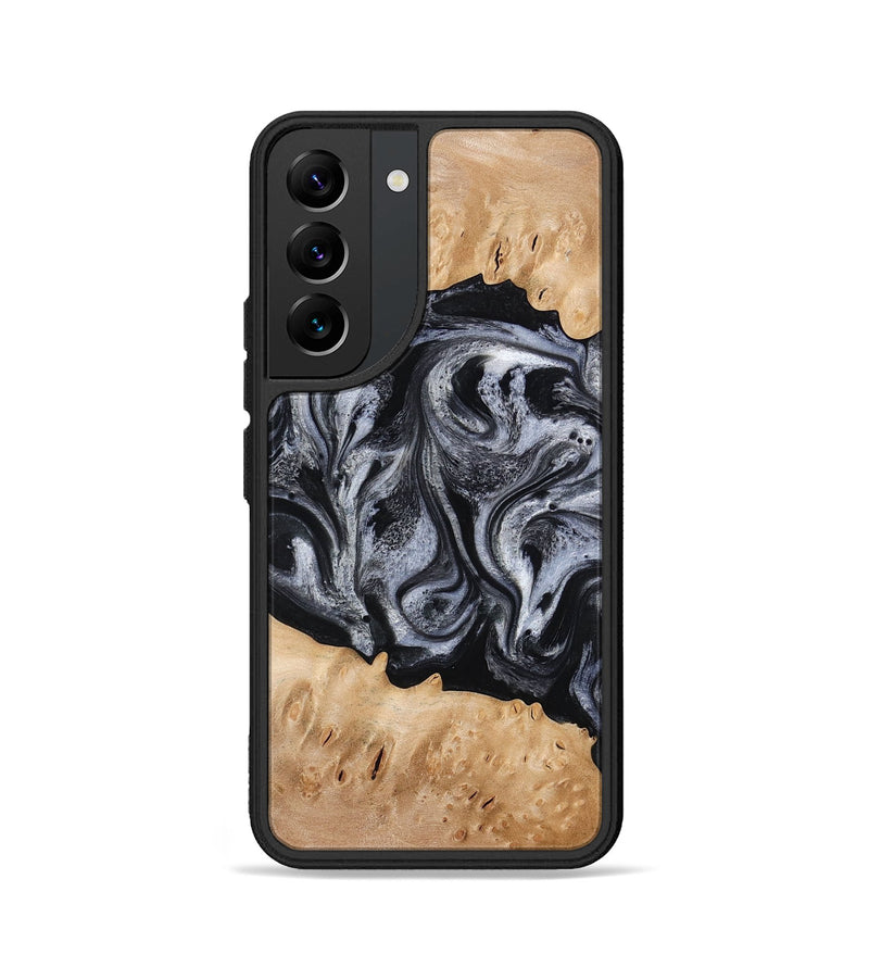 Galaxy S22 Wood Phone Case - Tyrell (Black & White, 776640)
