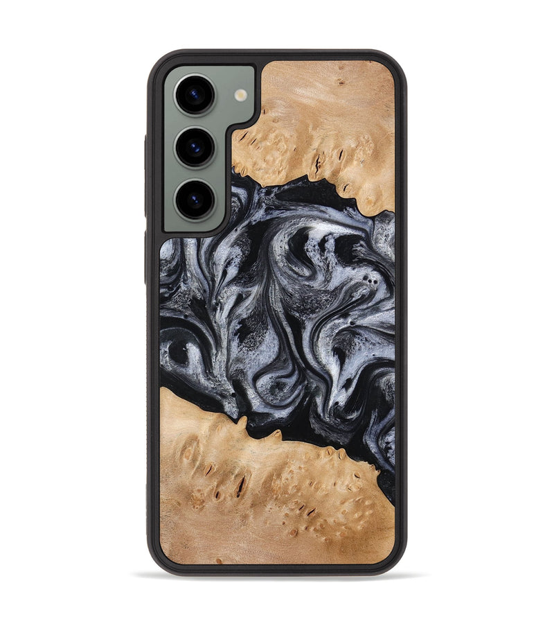 Galaxy S23 Plus Wood Phone Case - Tyrell (Black & White, 776640)