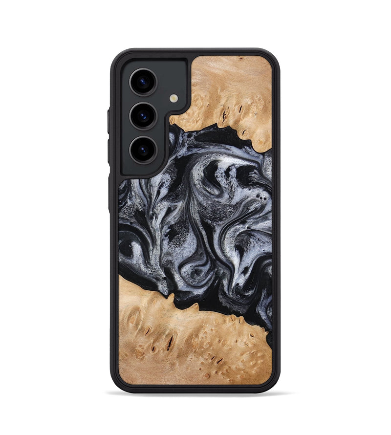 Galaxy S24 Wood Phone Case - Tyrell (Black & White, 776640)