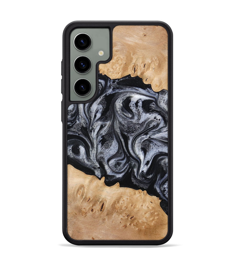 Galaxy S24 Plus Wood Phone Case - Tyrell (Black & White, 776640)