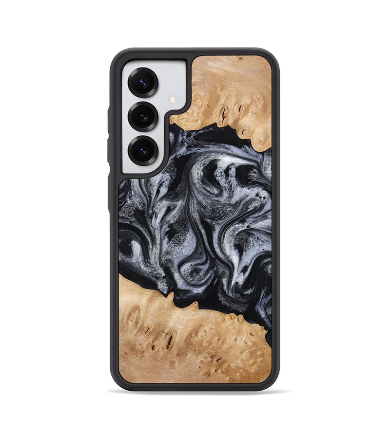 Galaxy S25 Wood Phone Case - Tyrell (Black & White, 776640)