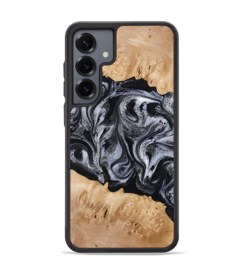 Galaxy S25 Plus Wood Phone Case - Tyrell (Black & White, 776640)