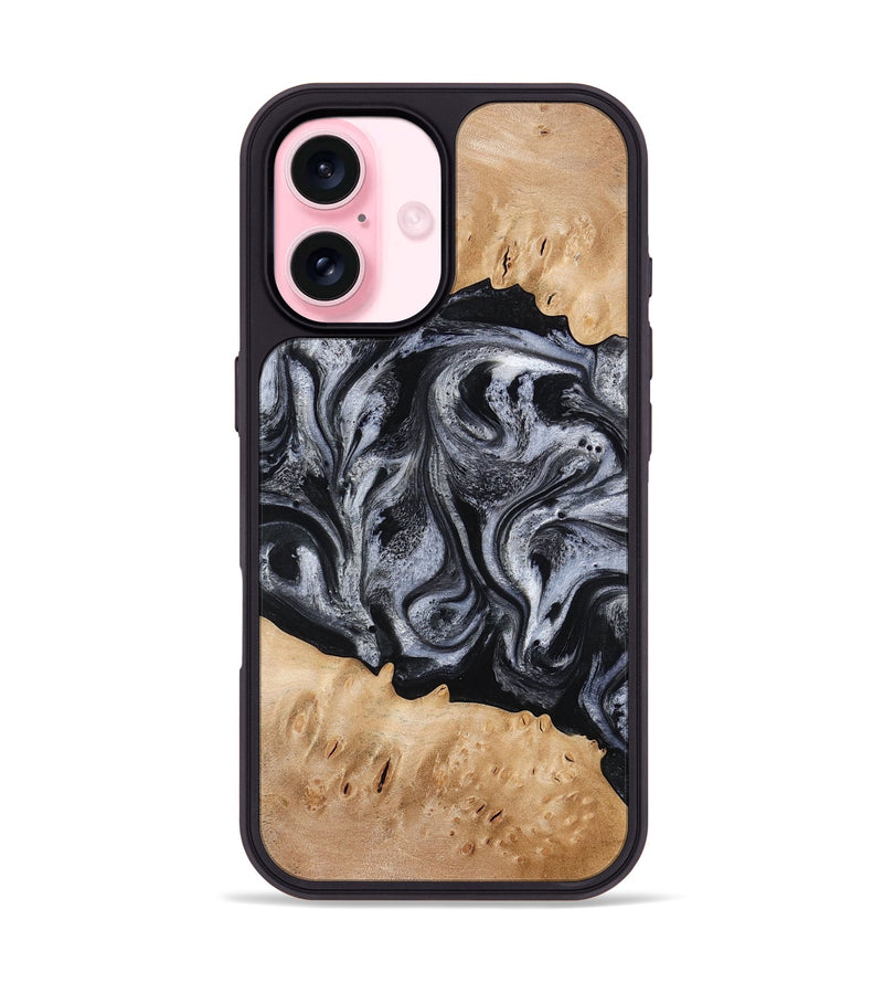 iPhone 17 Wood Phone Case - Tyrell (Black & White, 776640)