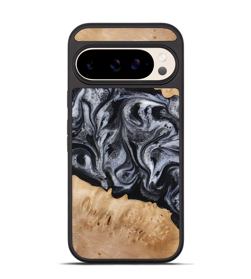 Pixel 10 Wood Phone Case - Tyrell (Black & White, 776640)