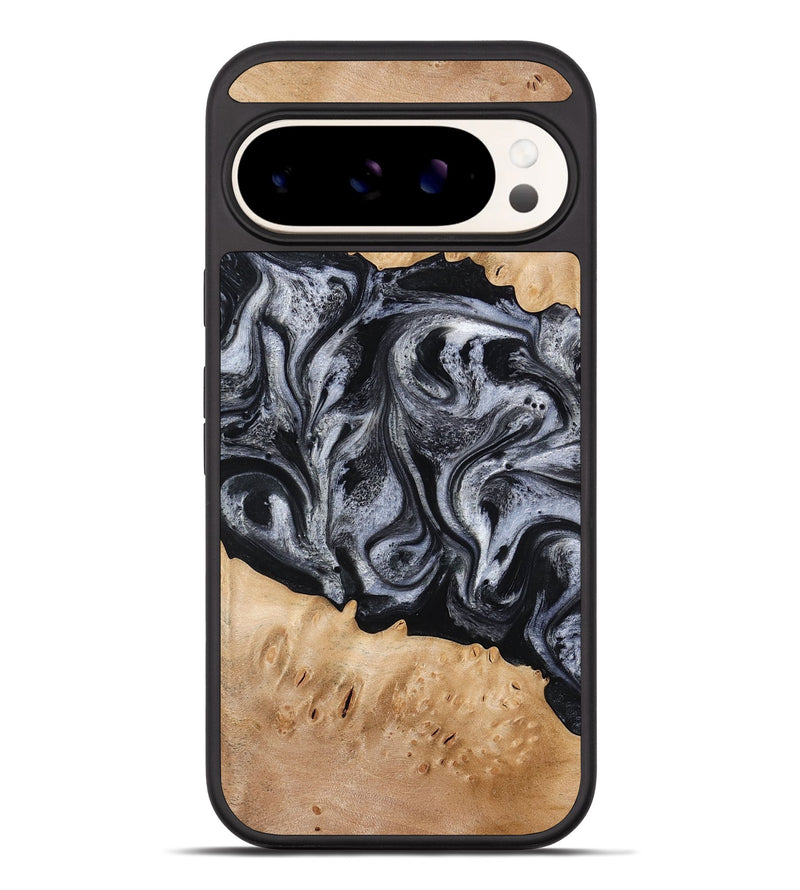 Pixel 10 Pro XL Wood Phone Case - Tyrell (Black & White, 776640)
