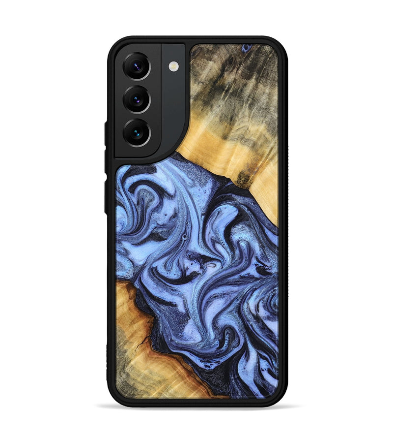Galaxy S22 Plus Wood Phone Case - Itzel (Blue, 776680)