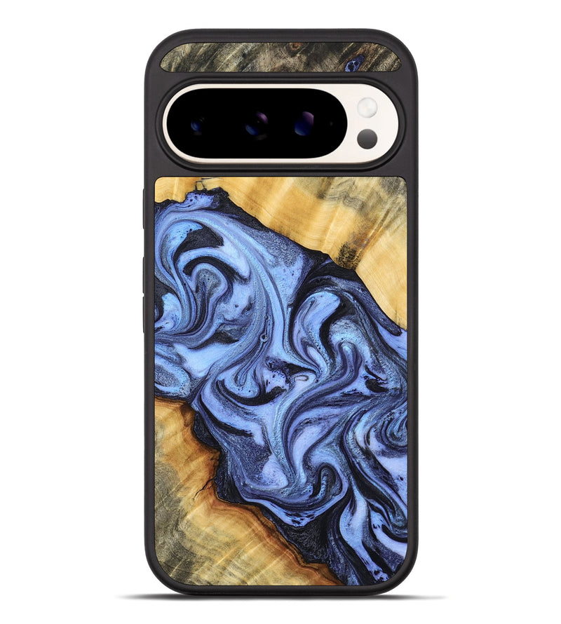 Pixel 10 Pro XL Wood Phone Case - Itzel (Blue, 776680)