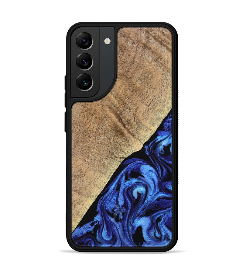 Galaxy S22 Plus Wood Phone Case - Jaylan (Blue, 776684)