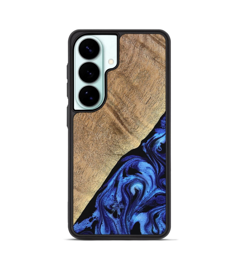 Galaxy S26 Wood Phone Case - Jaylan (Blue, 776684)