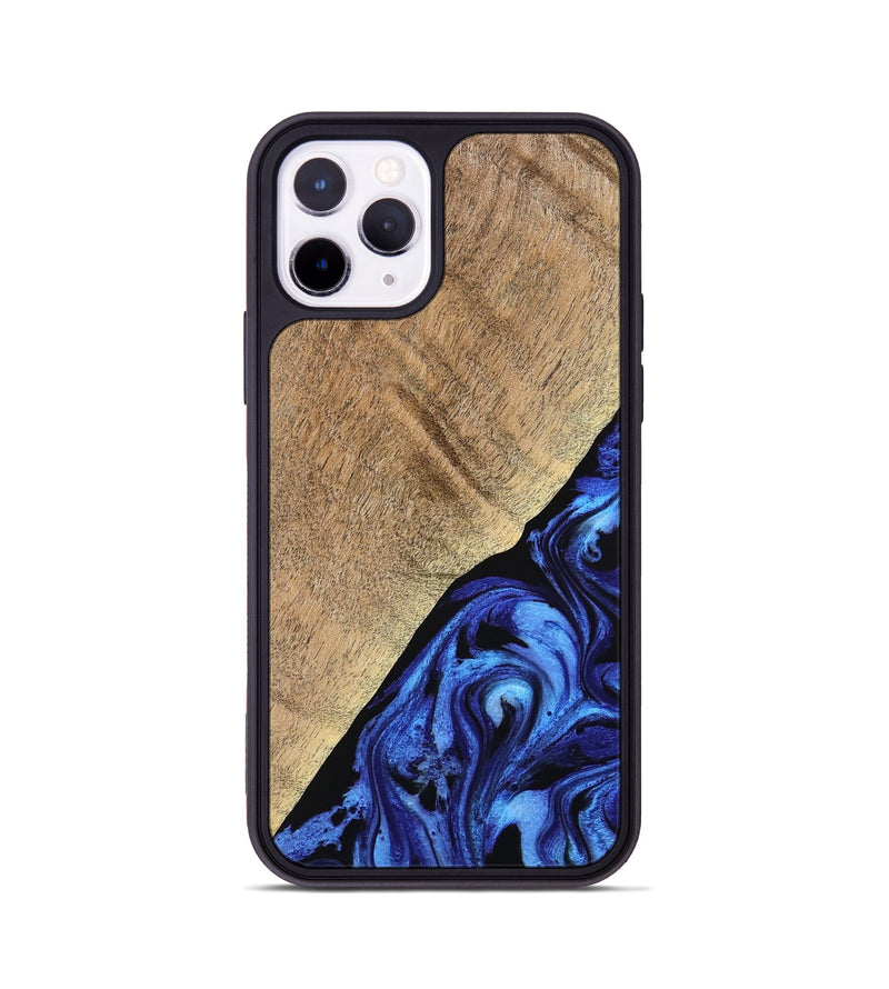 iPhone 11 Pro Wood Phone Case - Jaylan (Blue, 776684)