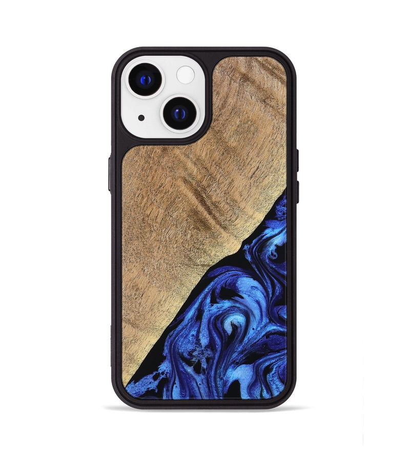 iPhone 13 Wood Phone Case - Jaylan (Blue, 776684)