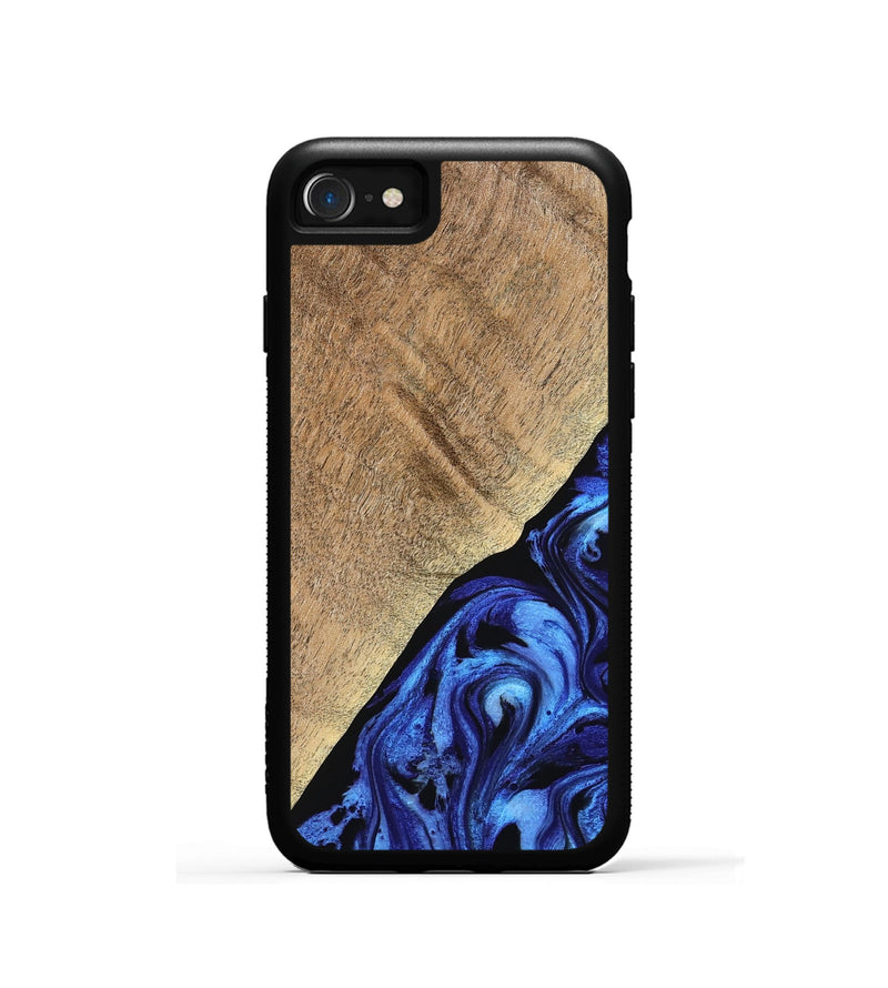 iPhone SE Wood Phone Case - Jaylan (Blue, 776684)