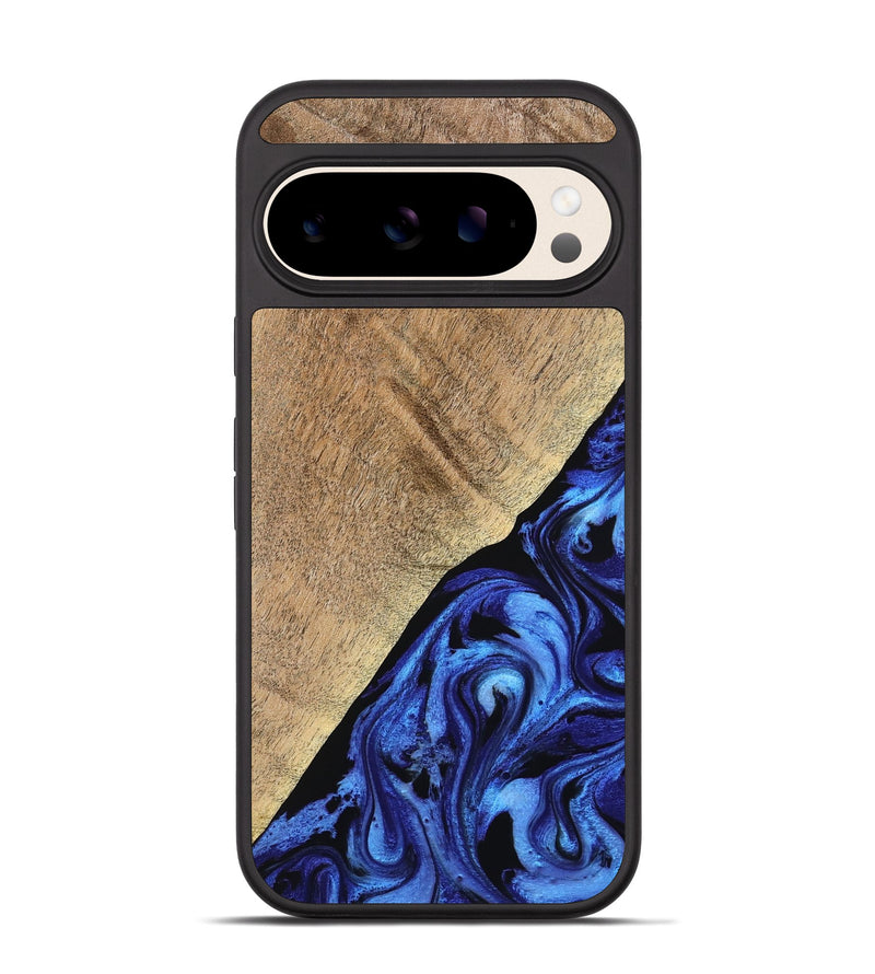 Pixel 10 Wood Phone Case - Jaylan (Blue, 776684)