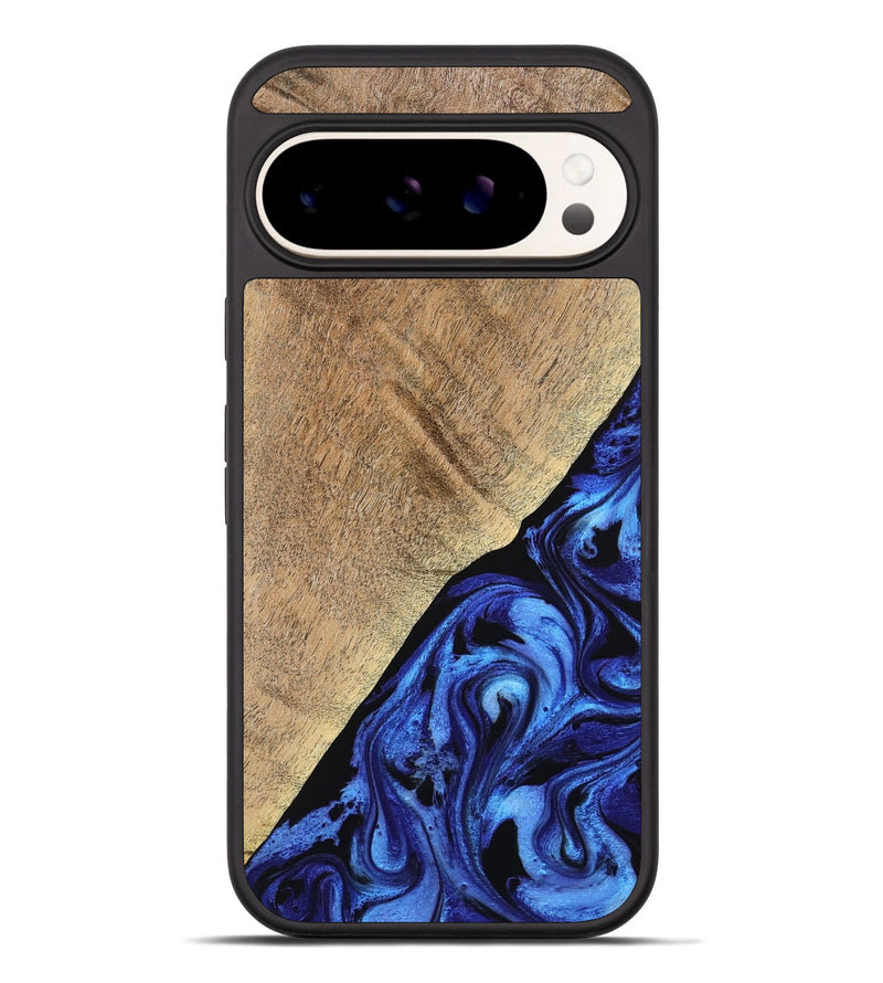 Pixel 10 Pro XL Wood Phone Case - Jaylan (Blue, 776684)