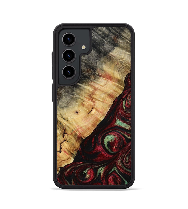 Galaxy S24 Wood Phone Case - Britany (Red, 776777)