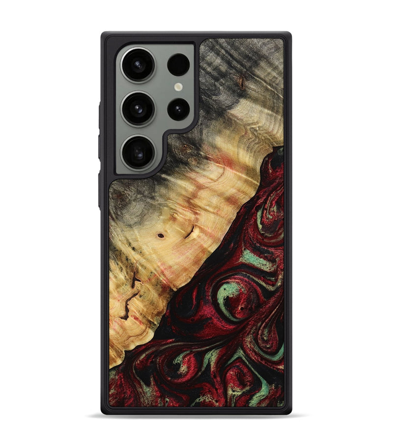 Galaxy S24 Ultra Wood Phone Case - Britany (Red, 776777)