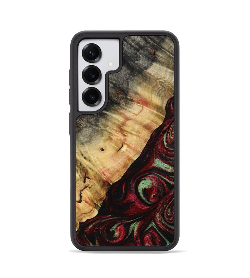 Galaxy S25 Wood Phone Case - Britany (Red, 776777)