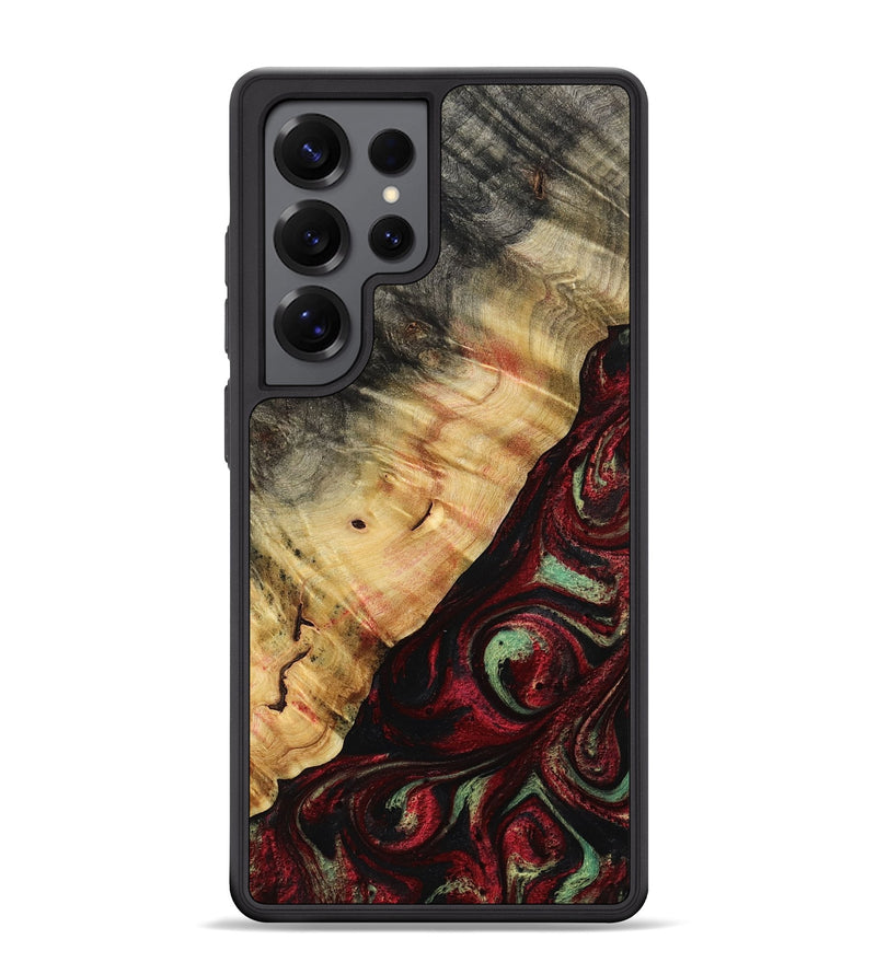 Galaxy S25 Ultra Wood Phone Case - Britany (Red, 776777)