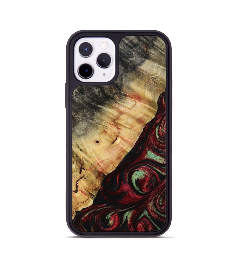 iPhone 11 Pro Wood Phone Case - Britany (Red, 776777)
