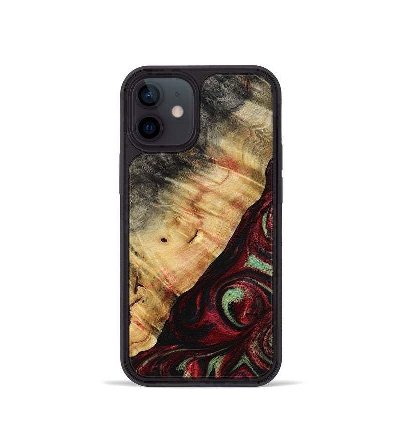 iPhone 12 mini Wood Phone Case - Britany (Red, 776777)