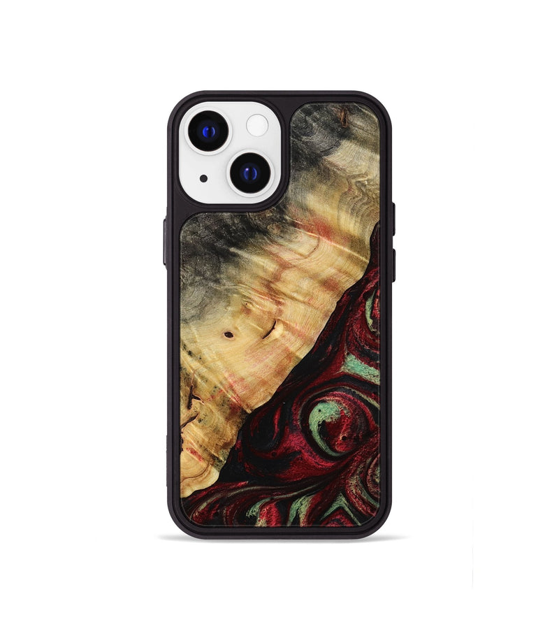 iPhone 13 mini Wood Phone Case - Britany (Red, 776777)