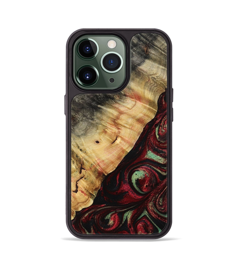 iPhone 13 Pro Wood Phone Case - Britany (Red, 776777)