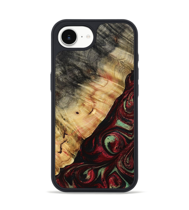 iPhone 16e Wood Phone Case - Britany (Red, 776777)