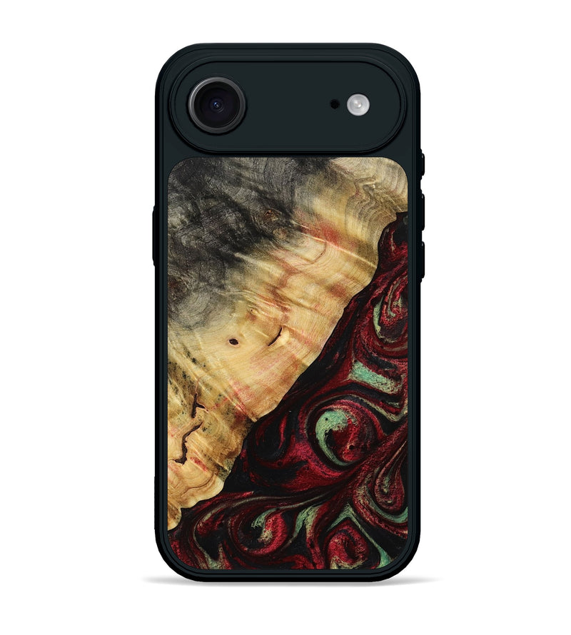 iPhone 17 Air Wood Phone Case - Britany (Red, 776777)