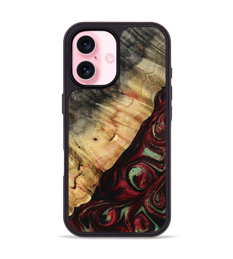 iPhone 17 Wood Phone Case - Britany (Red, 776777)
