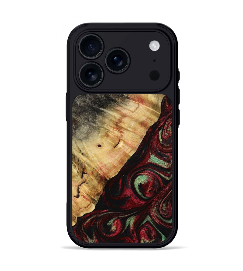 iPhone 17 Pro Wood Phone Case - Britany (Red, 776777)
