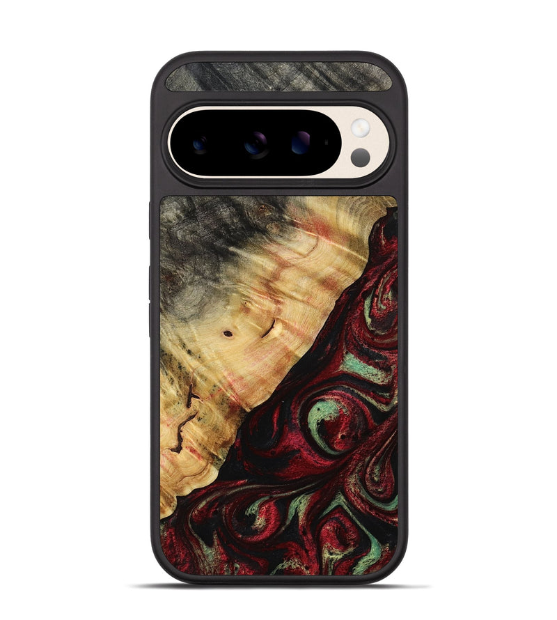 Pixel 10 Wood Phone Case - Britany (Red, 776777)