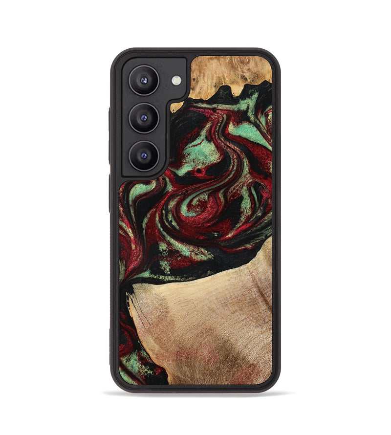 Galaxy S23 Wood Phone Case - Cindy (Red, 776984)