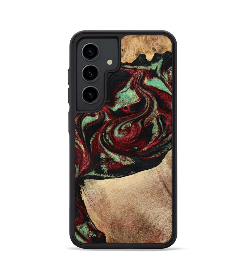 Galaxy S24 Wood Phone Case - Cindy (Red, 776984)