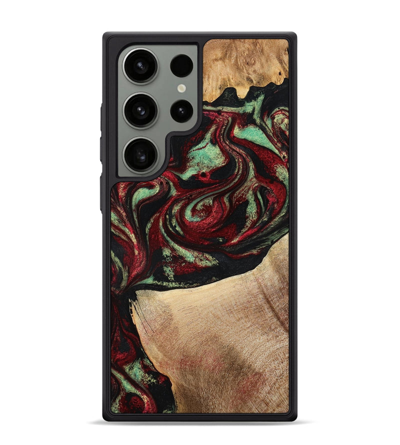 Galaxy S24 Ultra Wood Phone Case - Cindy (Red, 776984)